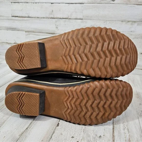 Sorel Winter Weather Duck Rain Outdoor Fancy Lace II Boots womens size 10 - Picture 4 of 9